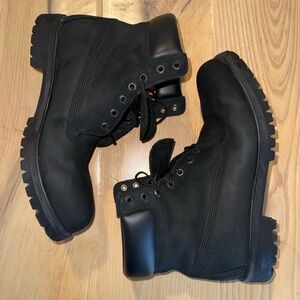 Timberland Black Nubuck Boots